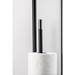 Croydex Matt Black & Chrome Multi-Function Toilet Butler - PA810041 profile small image view 6 
