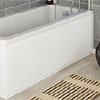 Hudson Reed High Gloss White MDF Front Bath Panel - Various Size Options profile small image view 1 