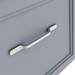 Period Bathroom Co. Wall Hung Vanity - Matt Grey - 800mm 1 Drawer with Chrome Handle profile small image view 3 