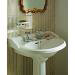 Heritage - Dorchester Medium Basin & Pedestal - Various Tap Hole Options profile small image view 2 