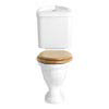 Heritage - Dorchester Close Coupled Comfort Height Corner WC & Cistern profile small image view 1 