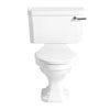 Heritage - Granley Deco Close Coupled Standard Height WC & Landscape Cistern - Various Lever Options profile small image view 1 