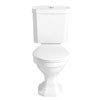 Heritage - Granley Deco Close Coupled Standard Height WC & Portrait Cistern profile small image view 1 