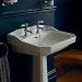 Heritage - Granley Standard Basin & Tall Pedestal - Various Tap Hole Options profile small image view 2 