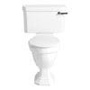 Heritage - Granley Deco Close Coupled Comfort Height WC & Landscape Cistern - Various Lever Options profile small image view 1 
