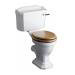 Heritage - Granley Close Coupled Comfort Height WC & Cistern - Various Lever Options profile small image view 3 