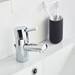 Bristan - Prism Contemporary Basin Mixer with Pop-up Waste - Chrome - PM-BAS-C profile small image view 2 