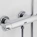 Bristan Prism Thermostatic Exposed Safe Touch Bar Shower with Riser Kit and Fast Fit Connections - PM-SHXMMCTFF-C profile small image view 2 