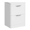 Monza 600mm White Floor Standing Vanity Cabinet (excluding Basin) profile small image view 1 