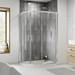 Nuie Pacific Offset Quadrant Shower Enclosure Only - Various Sizes profile small image view 2 