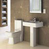Nuie - Ambrose 4 Piece Bathroom Suite - CC Toilet & 1TH Basin w Pedestal - 2 x Basin Size Options profile small image view 1 