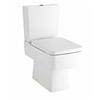 Bliss 4 Piece Bathroom Suite - CC Toilet & 1TH Basin with Pedestal - 2 x Basin Size and Seat Options profile small image view 2 