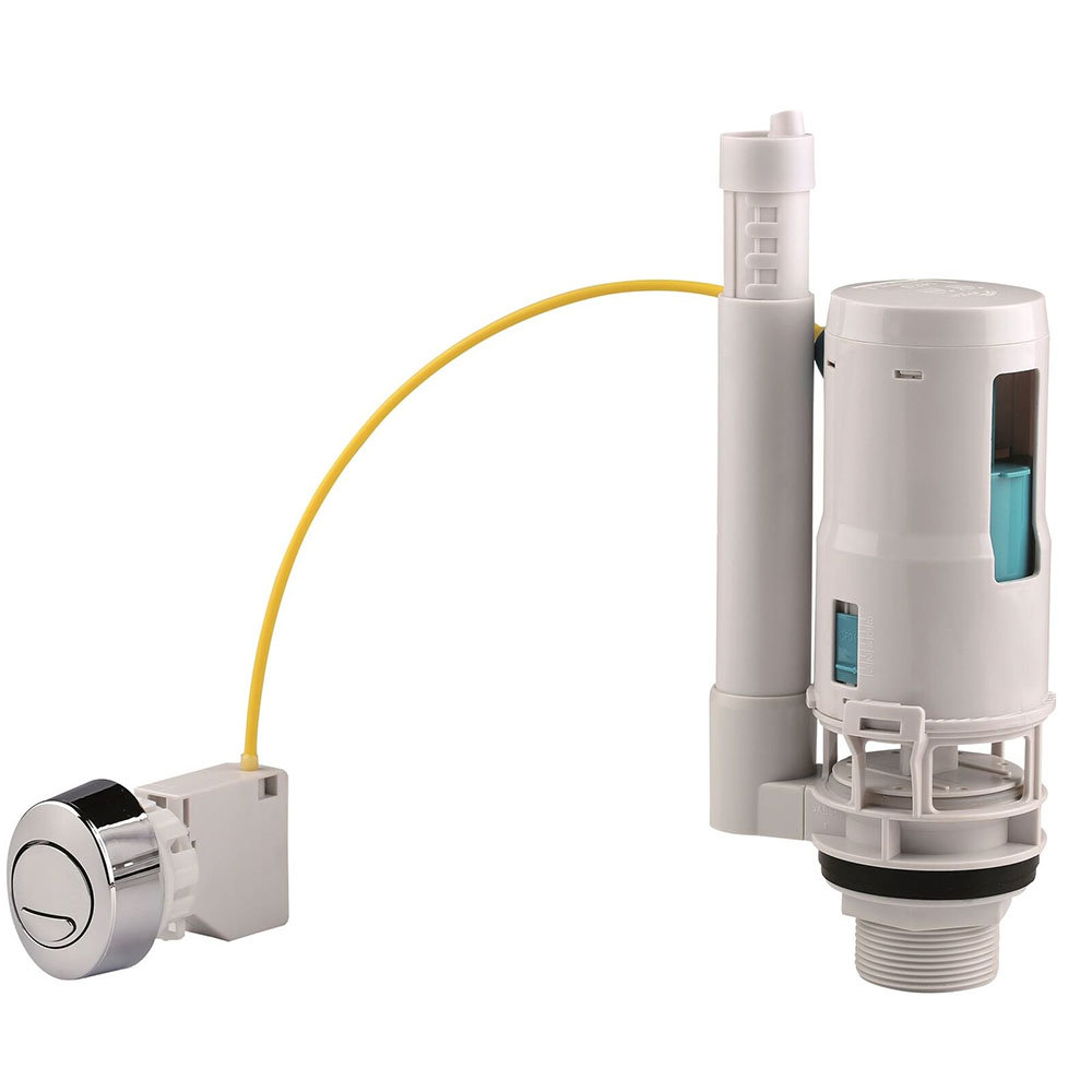 Push Button Flush valve with 300mm Cable (Fits 1.5" Outlet)