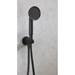 Crosswater MPRO Industrial Wall Outlet, Single Mode Handset & Hose - Carbon Black - PRI963M profile small image view 2 