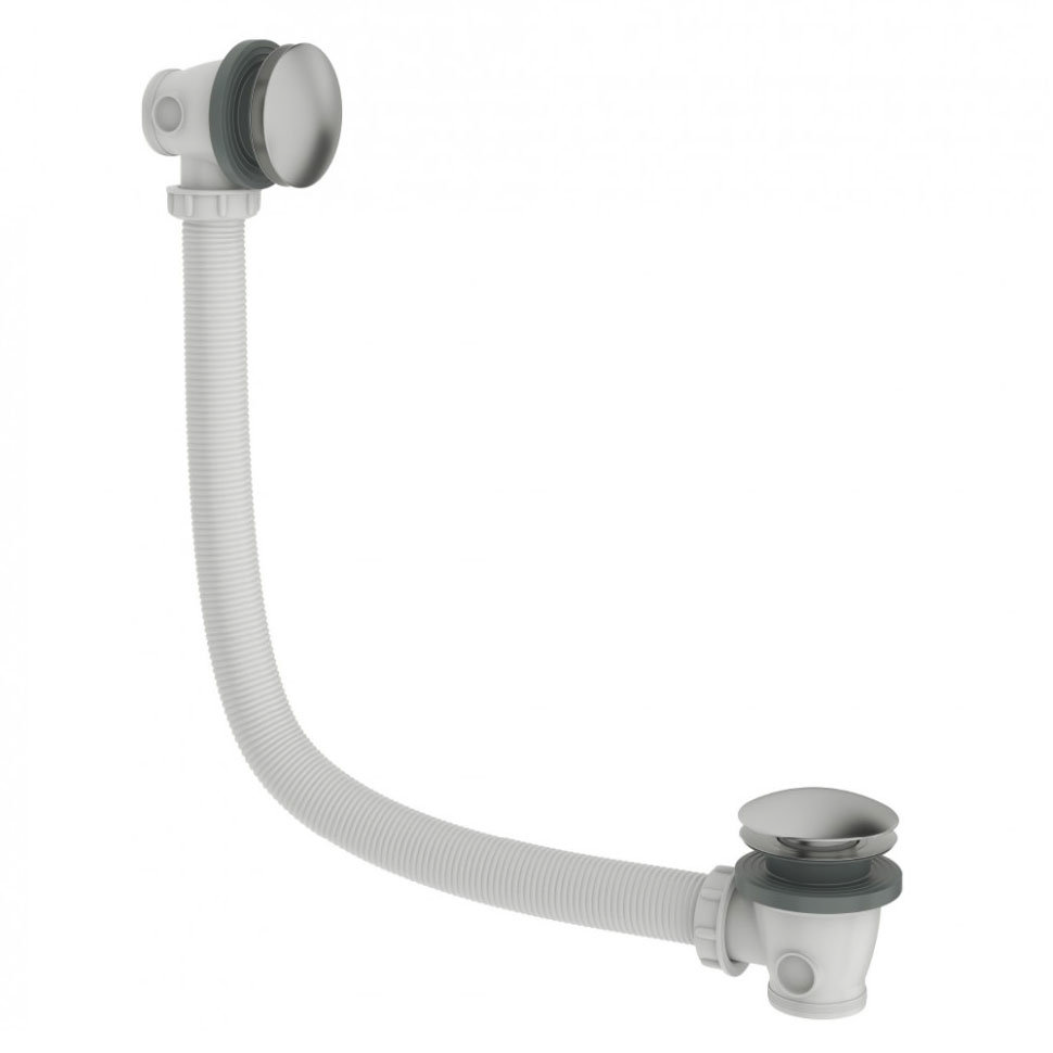 Crosswater MPRO Bath Click Clack Waste - Brushed Stainless Steel - PRO0202V