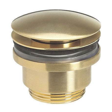 Crosswater MPRO Universal Basin Click Clack Waste - Brushed Brass ...