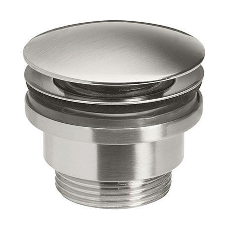 Crosswater MPRO Universal Basin Click Clack Waste - Brushed Stainless Steel Effect - PRO0260V+
