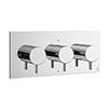 Crosswater MPRO Bath Shower Valve with 3 Way Diverter - Chrome - PRO3001RC profile small image view 1 