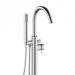 Crosswater MPRO Floor Mounted Freestanding Bath Shower Mixer - Chrome - PRO416FC profile small image view 2 