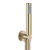 Crosswater MPRO Wall Mounted Shower Kit - Brushed Brass - PRO963F profile small image view 1 