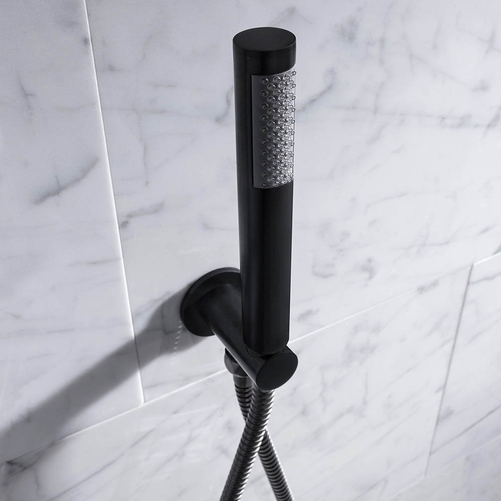Crosswater MPRO Wall Mounted Shower Kit Matt Black PRO963M