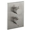 Crosswater - Stainless Steel Effect MPRO Crossbox 1 Outlet Trim & Levers Finishing Kit profile small image view 1 