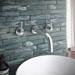 Primo Wall Mounted Tap Package (Bath + Basin Tap) profile small image view 2 