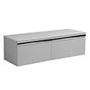 Roper Rhodes Pursuit 1200mm Wall Mounted Unit Only - Light Grey - PUR1200LG profile small image view 1 