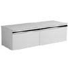 Roper Rhodes Pursuit Wall Hung Countertop Vanity Unit - Gloss White - 1200mm Solid Worktop profile small image view 1 