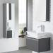 Roper Rhodes Pursuit Wall Hung Countertop Vanity Unit - Gloss White - 600mm Solid Worktop profile small image view 3 