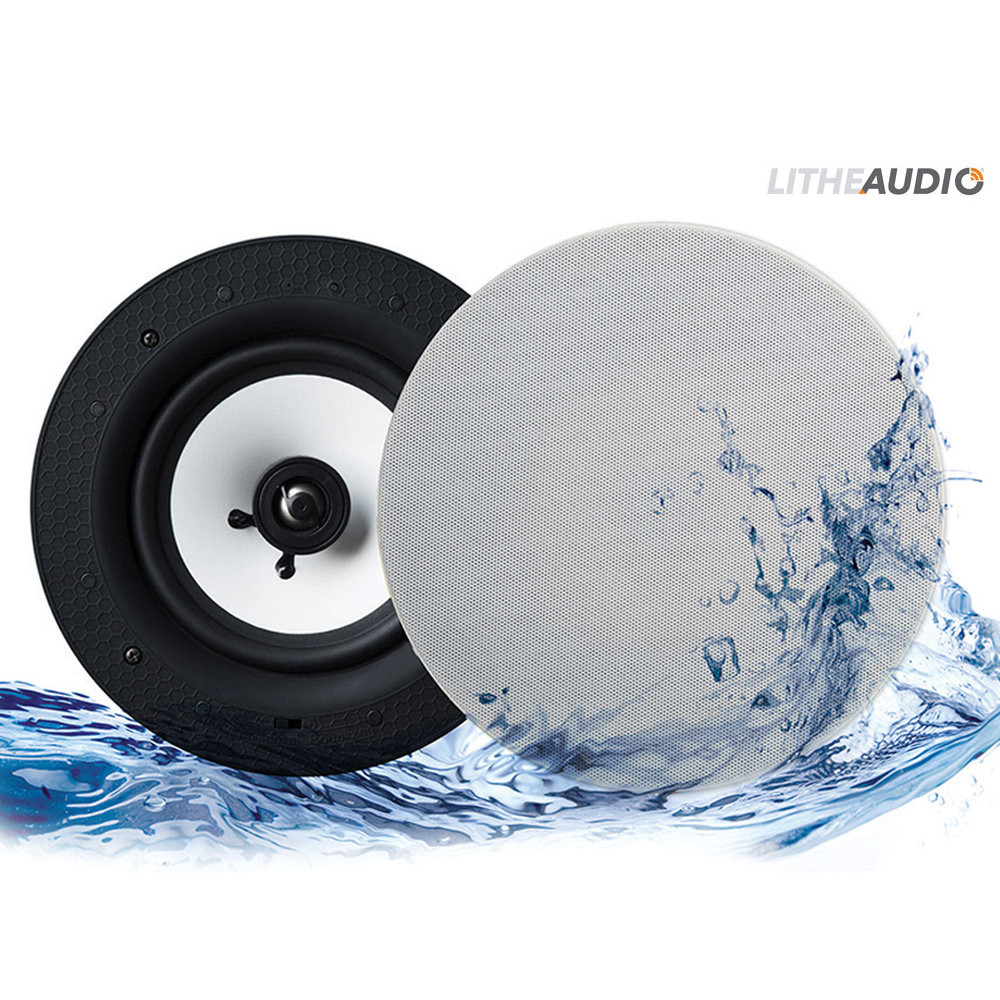 Proofvision Lithe Audio Bluetooth Bathroom 6.5" Ceiling Speaker Victorian Plumbing UK
