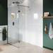Orion White Arctic Sparkle 2400x1000x10mm PVC Shower Wall Panel profile small image view 3 