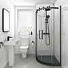 Orion Gloss White 2400x1000x10mm PVC Shower Wall Panel profile small image view 1 