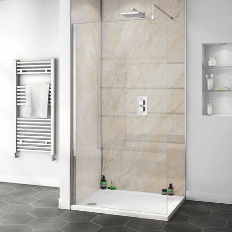 Orion Pergamon Marble 2400x1000x10mm PVC Shower Wall Panel | Victorian ...