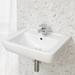 Orion White Marble 2400x1000x10mm PVC Shower Wall Panel profile small image view 3 