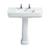 Heritage Wynwood 800mm Large Basin & Pedestal - Various Tap Hole Options profile small image view 1 