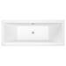 Nuie Asselby Square Double Ended Bath + Panel profile small image view 2 