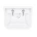 Nuie Carlton Traditional Basin + Pedestal (2 Tap Hole - Various Sizes) profile small image view 2 