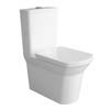 Nuie Clara BTW Close Coupled Toilet with Soft Close Seat profile small image view 1 