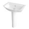 Nuie Clara Basin & Full Pedestal - 1 Tap Hole profile small image view 1 