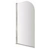 Nuie Curved Top Straight Hinged Linton Shower Bath profile small image view 2 