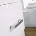 Nuie Eden Minimalist Gloss White Vanity Unit W1000 x D400mm - VTNB1000 profile small image view 4 