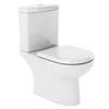 Nuie Lawton Close Coupled Toilet with Soft Close Seat profile small image view 1 