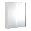 Nuie Minimalist 2-Door Bathroom Mirror Cabinet (Width 617mm) VTY052 profile small image view 1 