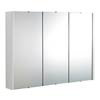 Nuie Minimalist 3-Door Bathroom Mirror Cabinet (Width 900mm) VTY055 profile small image view 1 