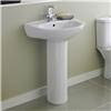 Nuie - Perth 550 Basin 1TH with Pedestal - NCS102-NCS103 profile small image view 2 