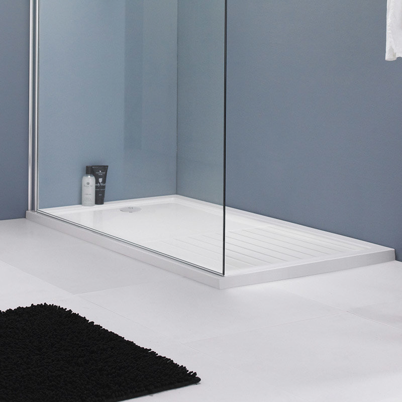 Premier Rectangular 40mm ABS Capped Acrylic WalkIn Shower Tray with