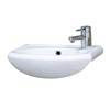 Nuie - Sienna 420mm semi-recessed ceramic basin - NBS004 profile small image view 1 