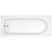 Nuie Square Hinged Barmby Shower Bath profile small image view 3 