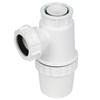 Floplast white bottle trap 76mm seal x 32mm TB37 - 61010101 profile small image view 1 